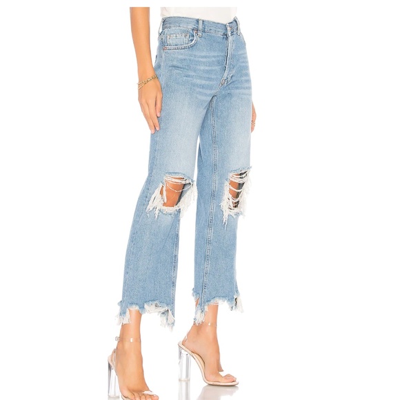 We the Free Straight Denim Jeans by Free People - Picture 3 of 9